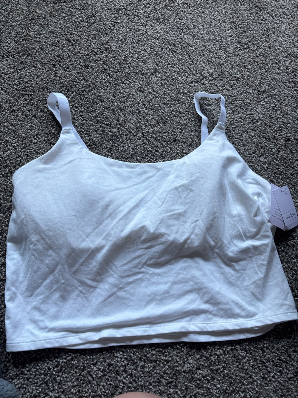Auden White Seamless Bralette Tank